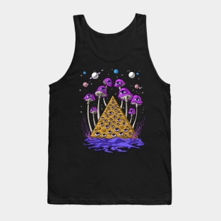 Psychedelic Pyramid Mushrooms Tank Top